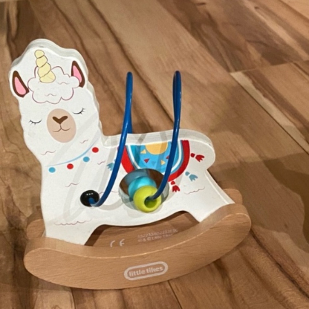 Little Tykes Unicorn Wooden Bead Maze Toy